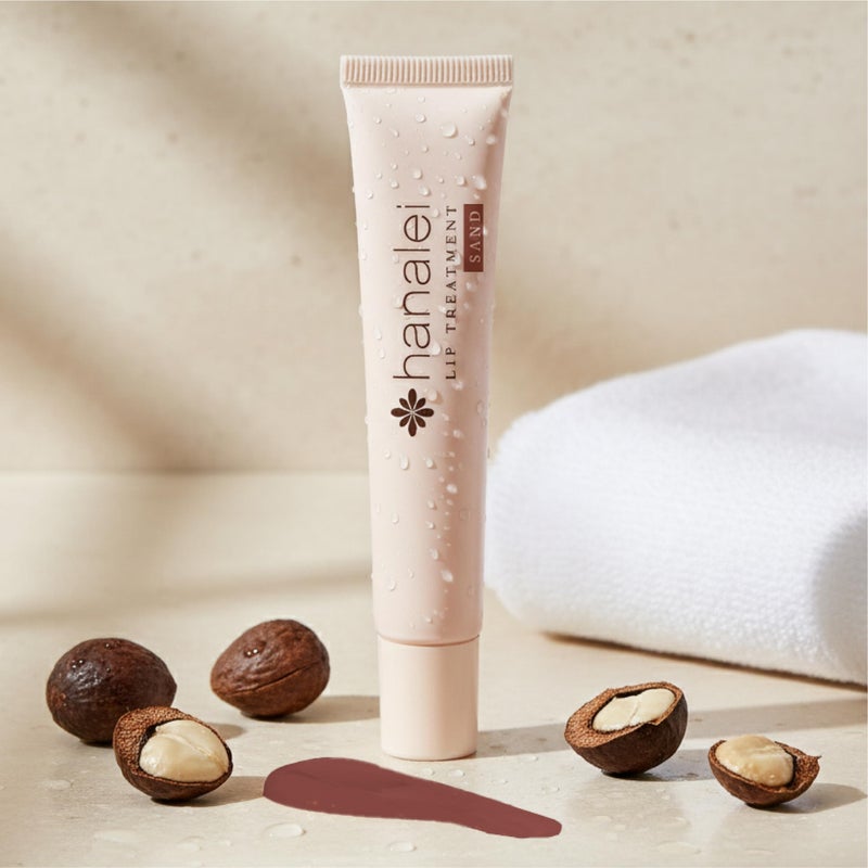 Hanalei Lip Treatment for Dry, Chapped Lips â€“ Intensive Overnight Moisturizer with Kukui Oil, Shea Butter & Grapeseed Oil â€“ Hydrating Balm for Healing Cracks â€“ Natural Nude Tint, 15g â€“ Cruelty-Free - Image 2